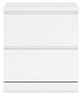 Onita White Two Drawer Night Stand