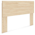 Onita Natural Panel Bed - Queen