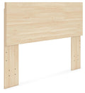 Onita Natural Panel Bed - Full