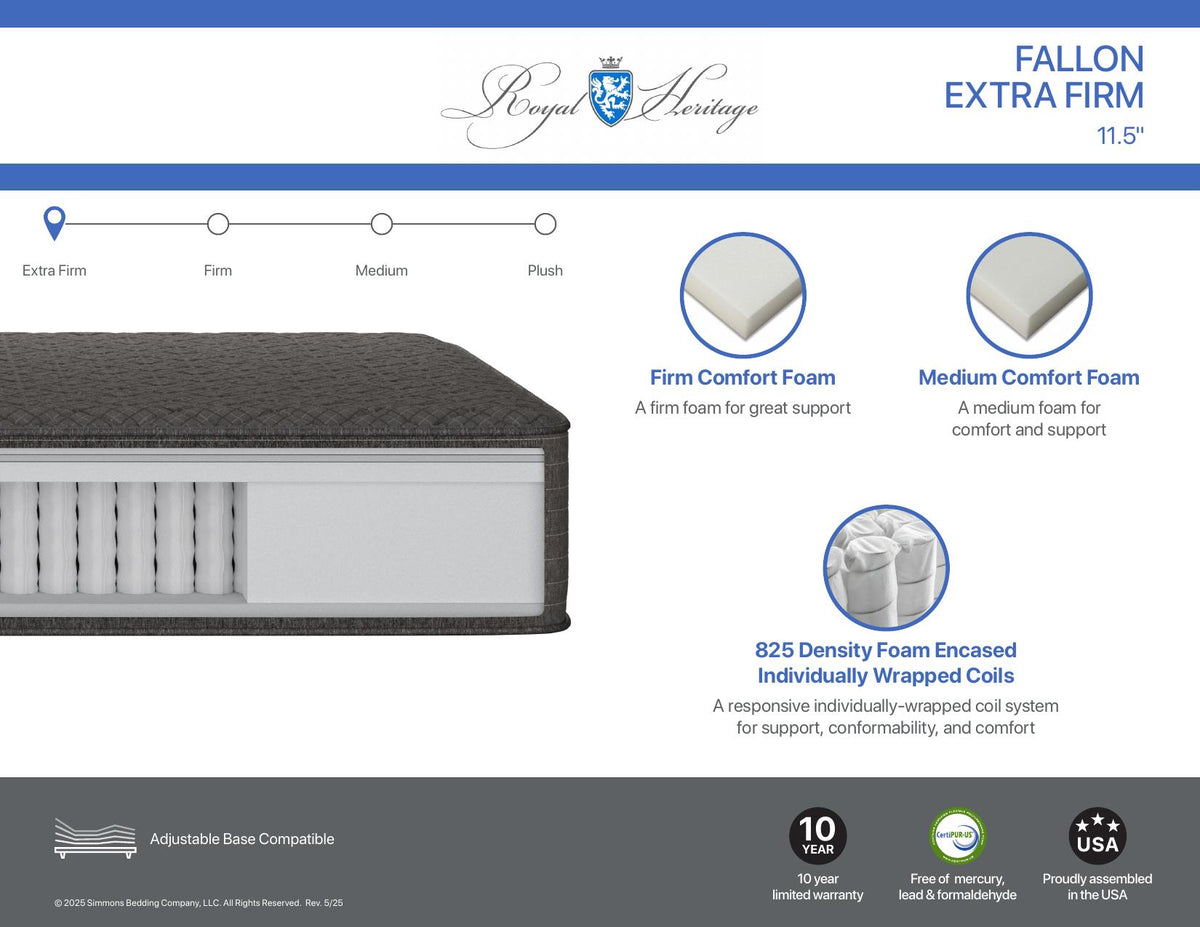 Fallon Extra Firm 11.5" Mattress