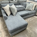 Irving Charcoal Sofa Chaise