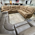 Lehi Brown 6-Piece Manual Reclining Sectional