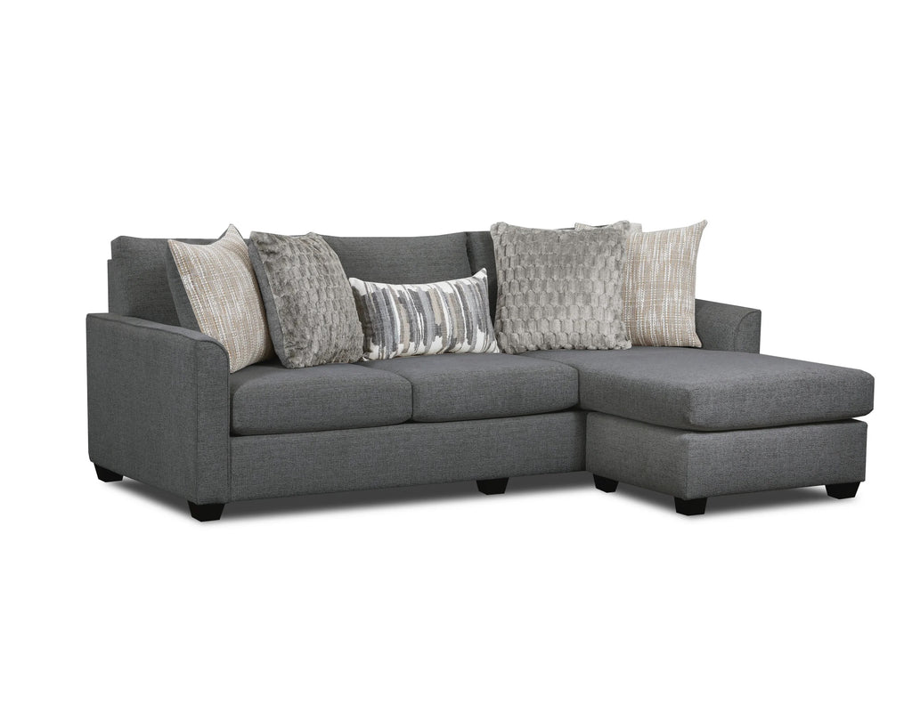 Irving Charcoal Sofa Chaise