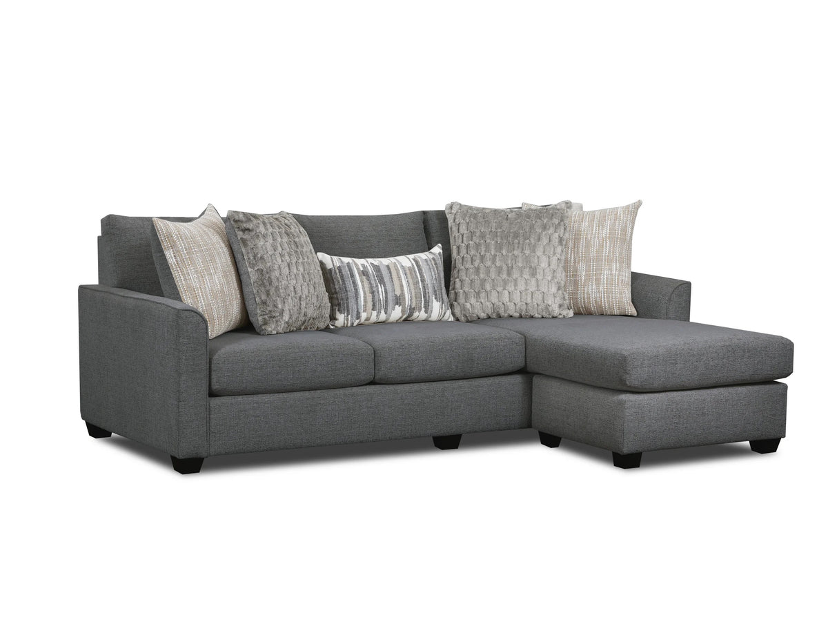 Irving Charcoal Sofa Chaise
