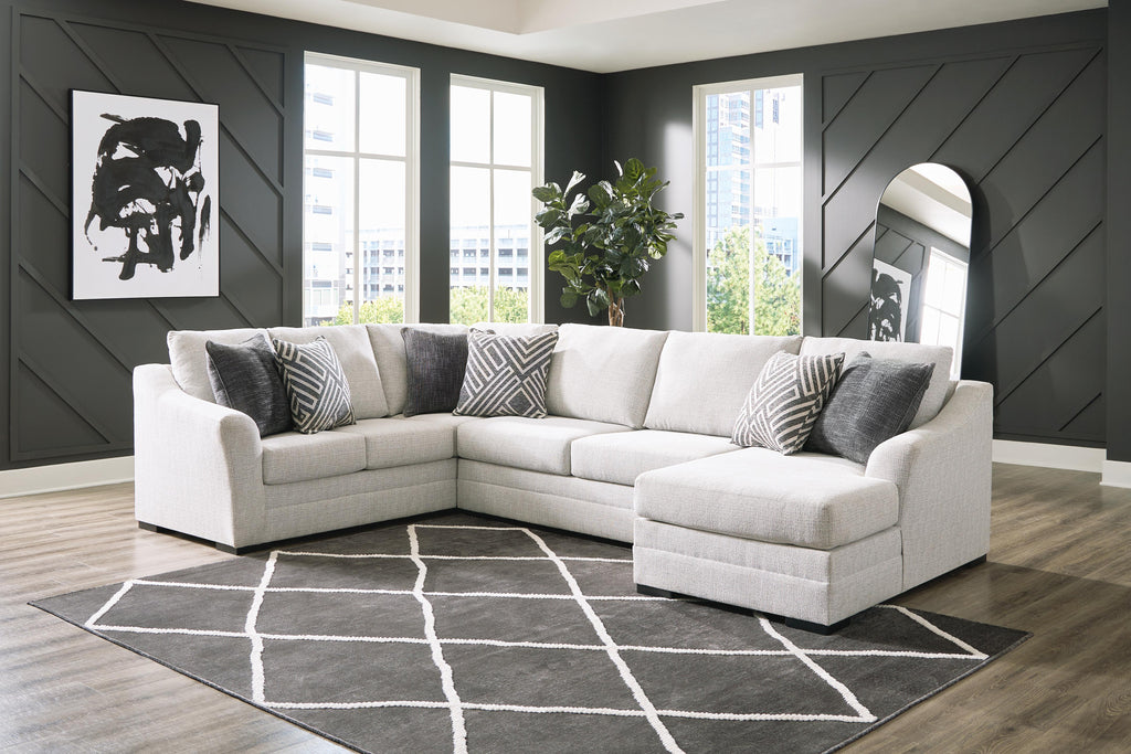 Koralynn Stone Nuvella 3-Piece Sectional