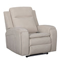 ARMSTRONG - Power Recliner with Heat, Massage & Auto-Glide - BUFFY CREAM