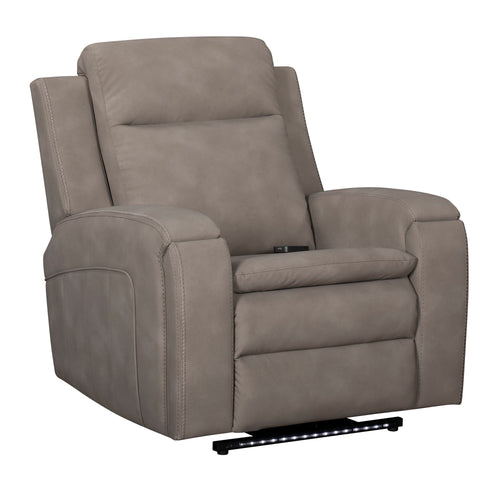 ARMSTRONG - Power Recliner with Heat, Massage & Auto-Glide - BUFFY TAUPE