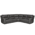 BELMONT - 6-Piece Zero-Gravity Modular Power Reclining Sectional - AUTUMN FOG