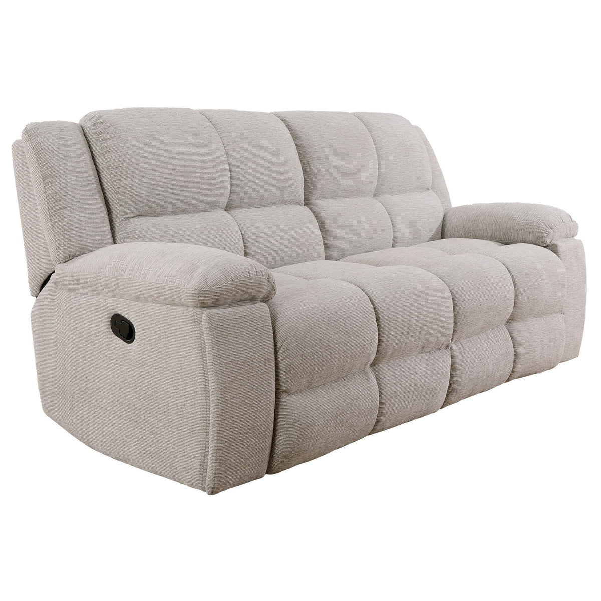 BUSTER - Manual Dual Reclining Sofa - OPAL TAUPE