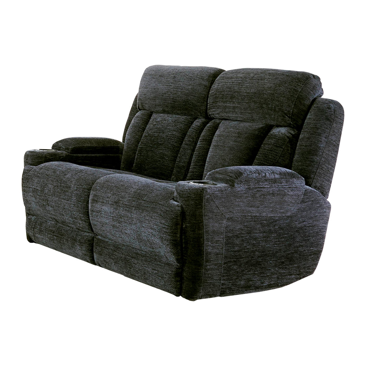 DALTON - LUCKY Power Loveseat - CHARCOAL