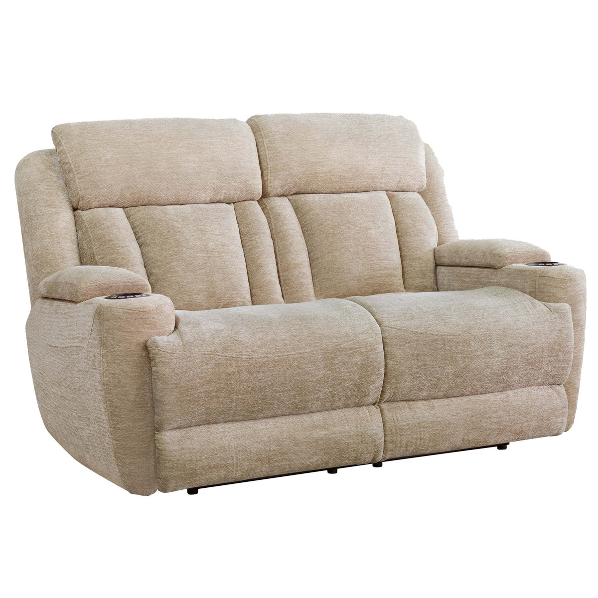 DALTON - LUCKY Power Loveseat - FAWN