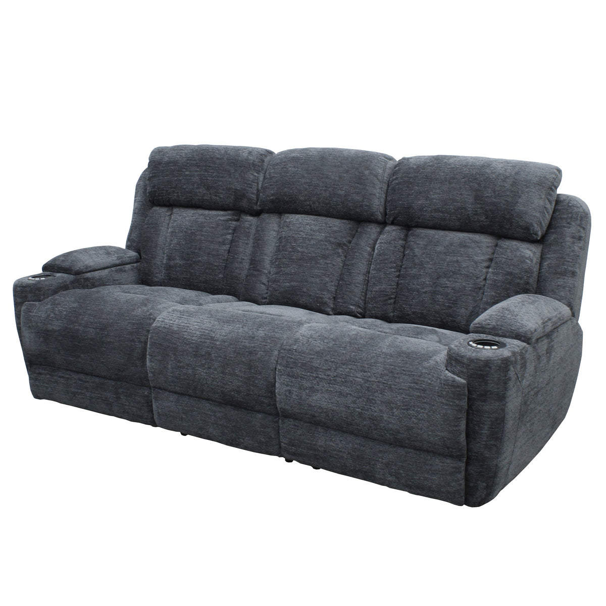 DALTON - LUCKY Power Sofa - CHARCOAL