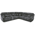DALTON - LUCKY 6-Piece Power Reclining Sectional - CHARCOAL