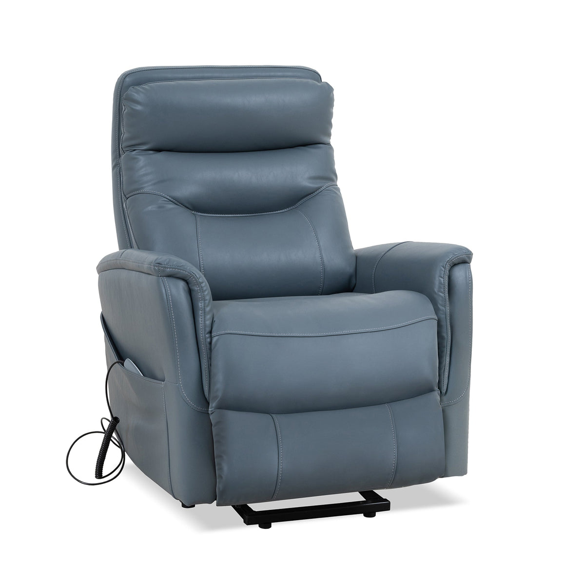 GEMINI - Power Lift Recliner with Articulating Headrest - SOFT AZURE