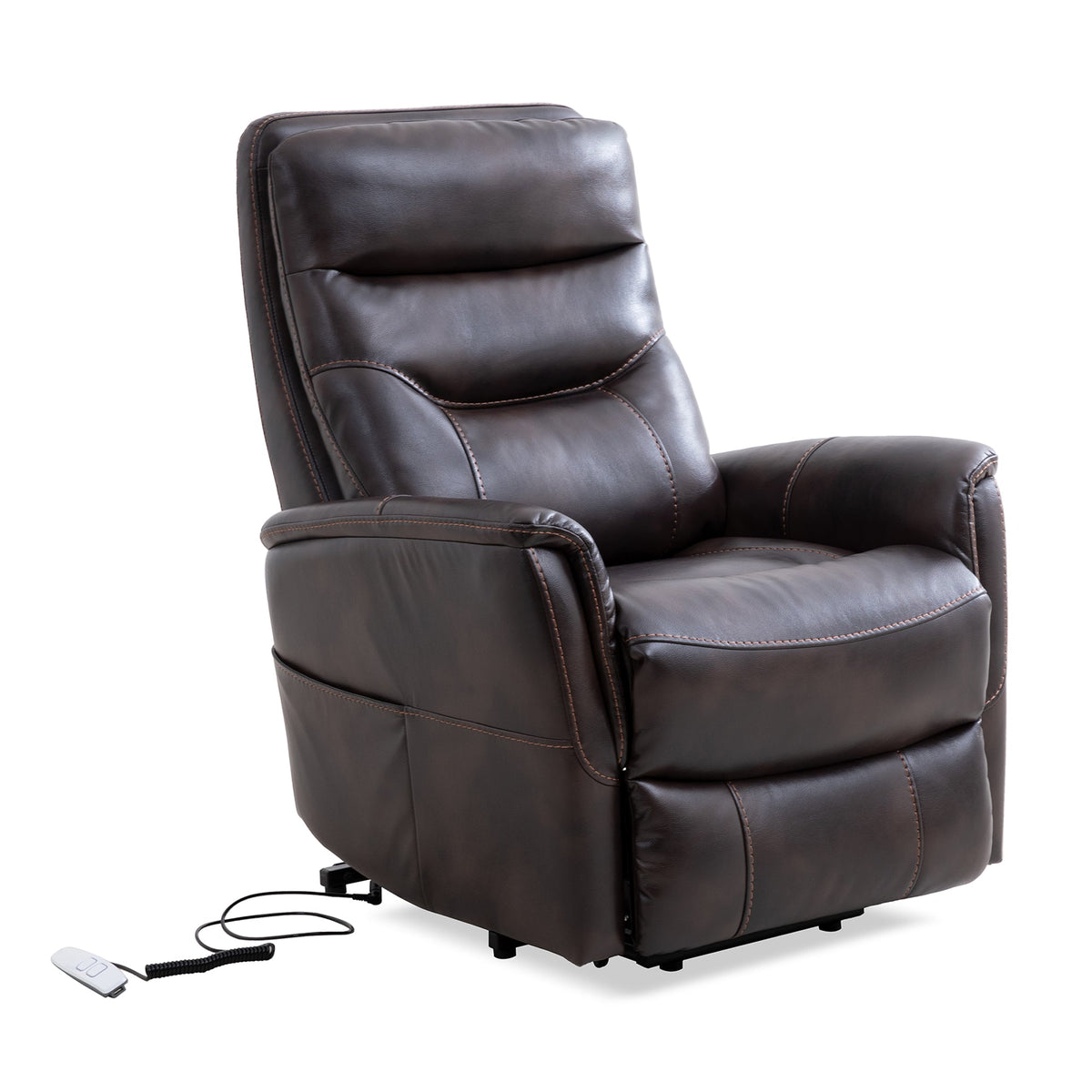 GEMINI - Power Lift Recliner with Articulating Headrest - TRUFFLE
