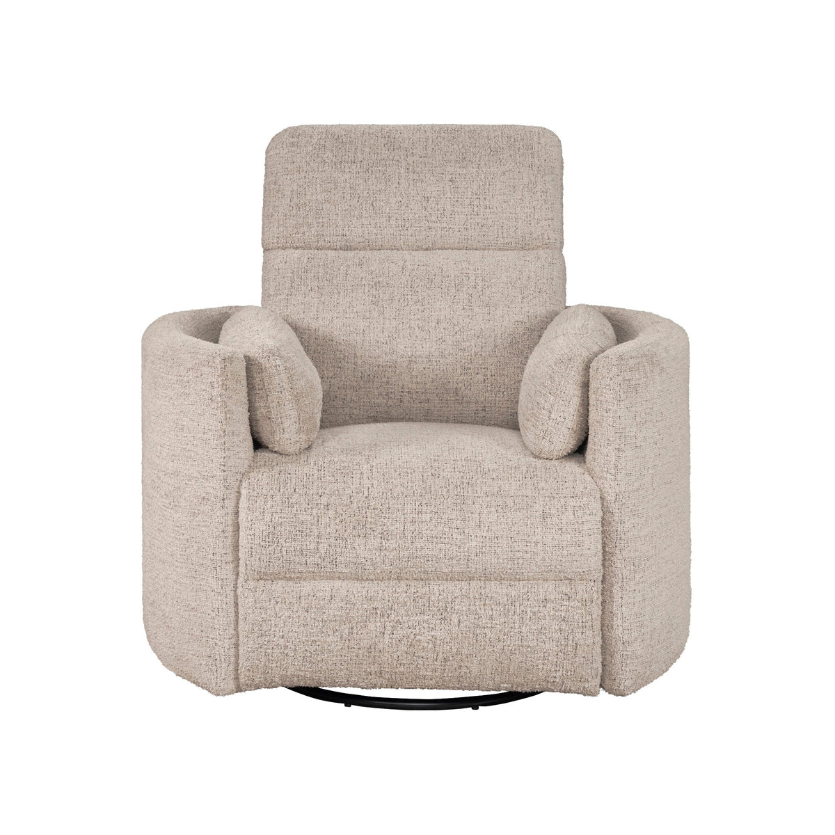 RADIUS - Manual Swivel Glider Recliner - BURLAP