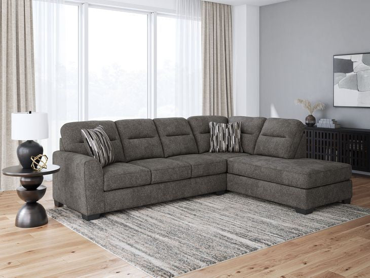 Olten Graphite 2-Piece Sectional