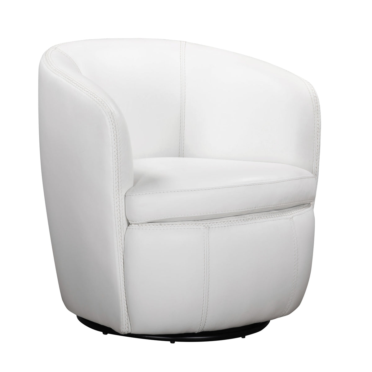 BAROLO - Swivel Club Chair - SNOW
