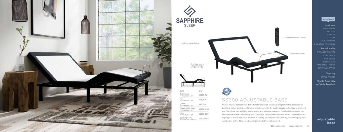 SAP300 Adjustable Base