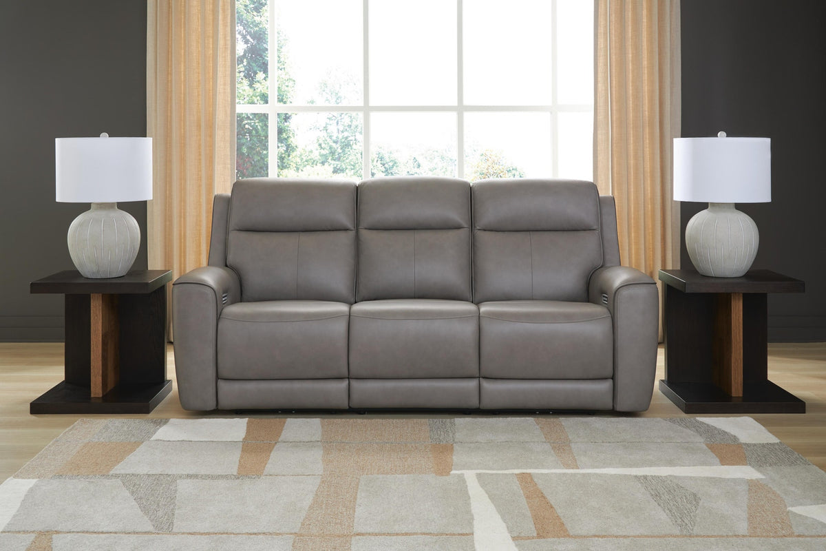 5z-Relaxation Coin Pwr Rec Sofa With Adj Headrest