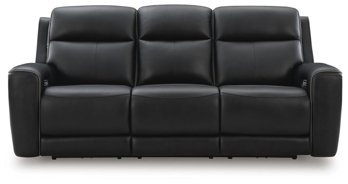 5z-Relaxation Onyx Pwr Rec Sofa With Adj Headrest