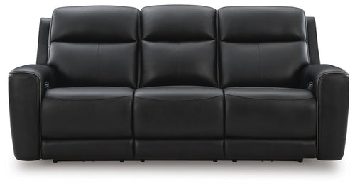 5z-Relaxation Onyx Pwr Rec Sofa With Adj Headrest