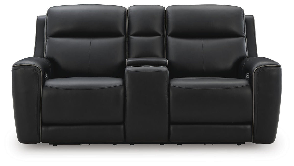 5z-Relaxation Onyx Pwr Rec Loveseat/Con/Adj Hdrst