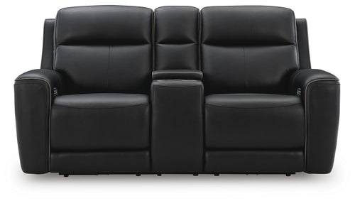 5z-Relaxation Onyx Pwr Rec Loveseat/Con/Adj Hdrst
