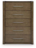 Marxmore Brown Five Drawer Chest