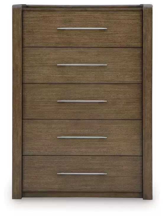 Marxmore Brown Five Drawer Chest