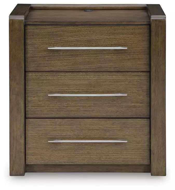 Marxmore Brown Three Drawer Night Stand