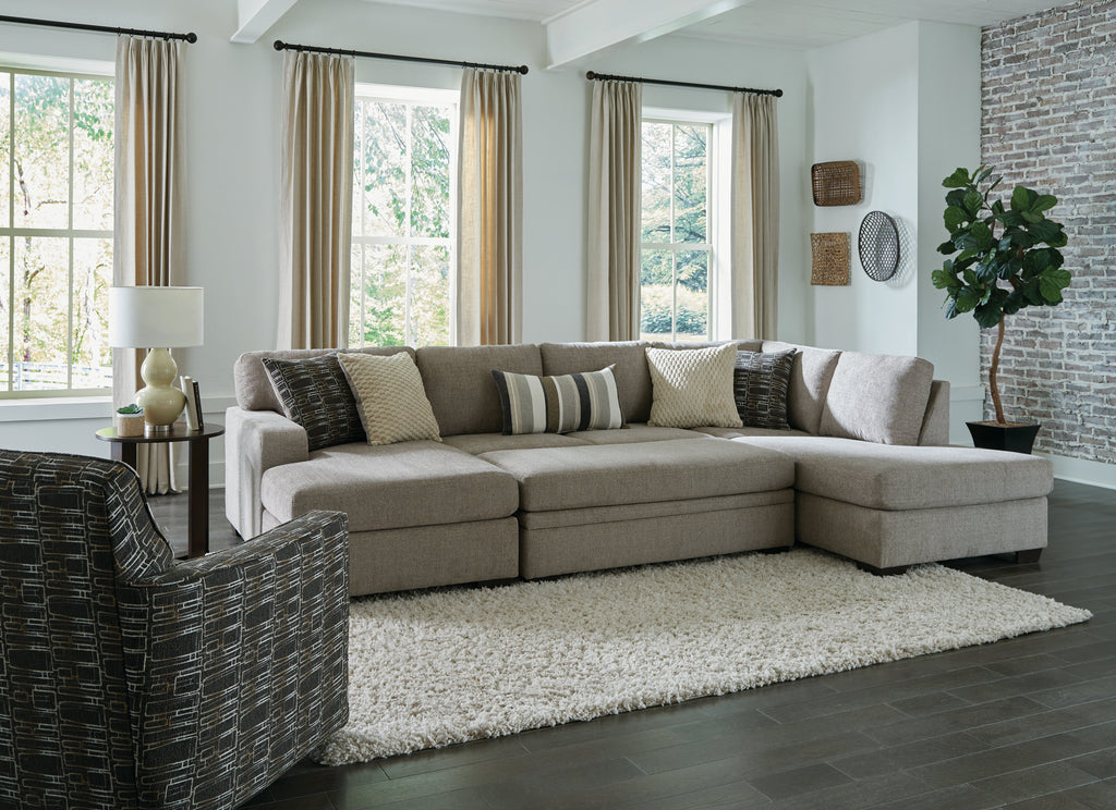 Bri Pewter 2 Piece Sectional