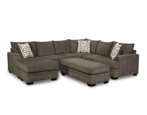 Bailey Charcoal U-Shaped Sectional